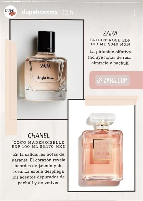 which zara perfume smells like coco chanel mademoiselle|Zara perfume dupe.